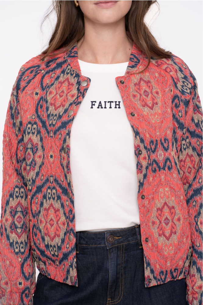 JASJE MET KLEURRIJKE PAISLEYPRINT 55700 20 000420 PINK/BLUE